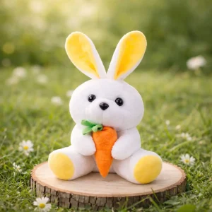 Coelho De Pelucia 30cm Enfeite Fofo Decorativo Cestas Pascoa